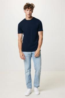 Iqoniq Brett recycled cotton t-shirt, navy Navy | XS