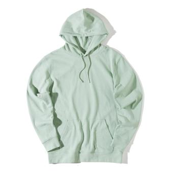 Iqoniq Rila lightweight recycled cotton hoodie, iceberg green Iceberg green | XXS