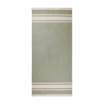 VINGA Tolo hammam terry towel, green Green, off white