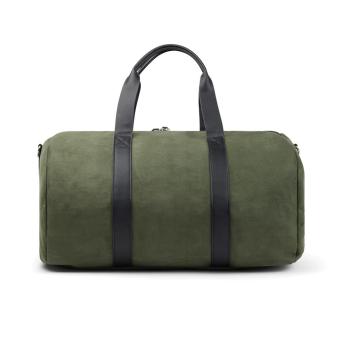 VINGA Marlow RCS recycled polyester weekend bag, green Green, black