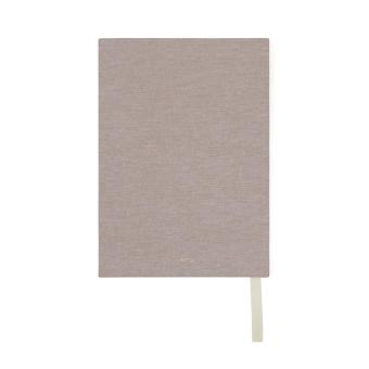 VINGA Thankfulness GRS-recyceltes Papierjournal Beige