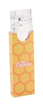 CreaBee Three custom honey packets, 3 pcs White