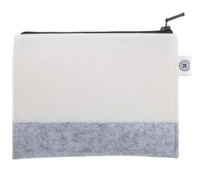 CreaFelt Beauty S custom cosmetic bag White/grey