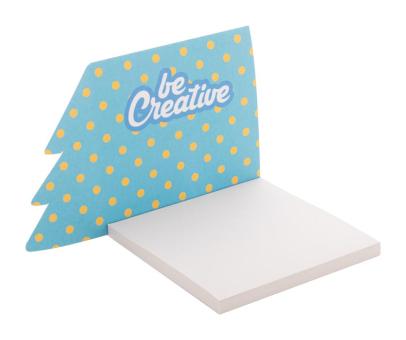 CreaStick Xmas custom sticky notepad, Christmas tree White