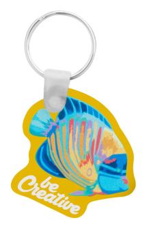 CreaFob custom made keyring Yellow