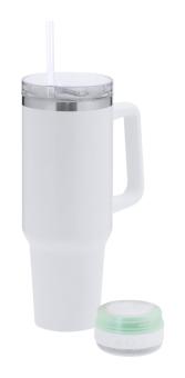 Tracir thermo mug with speaker White