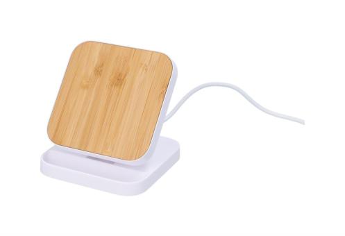 Rabso wireless charger mobile holder, nature Nature,white