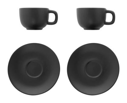 Caturra Plus cappuccino cup set Black