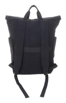 Rebyss Roll recycled canvas backpack Black