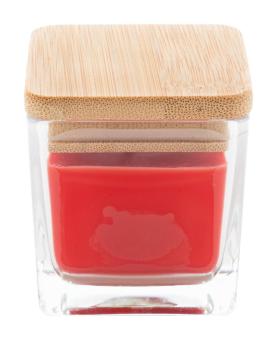 Cubama candle, strawberry Red