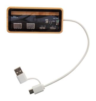 SeeHub Transparenter USB-Hub Natur