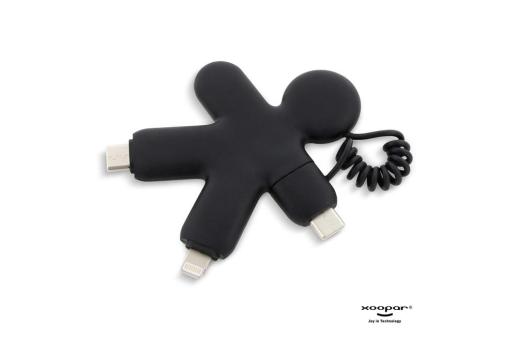 2064 | Xoopar Buddy Eco GRS Charging Cable Black