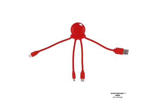 2087 | Xoopar Octopus Charging cable Rot