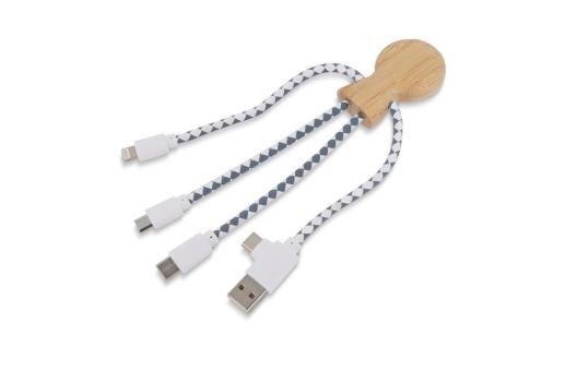 Xoopar Mr. Bio Bamboo Charging Cable Nature