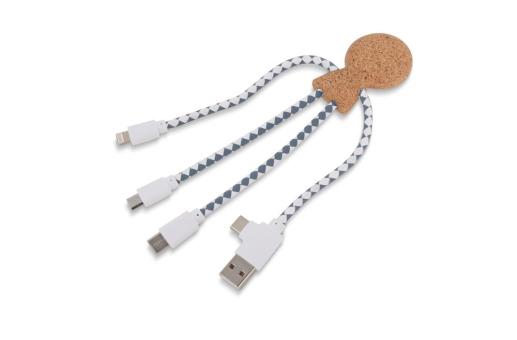 Xoopar Mr. Bio Cork Charging Cable Nature