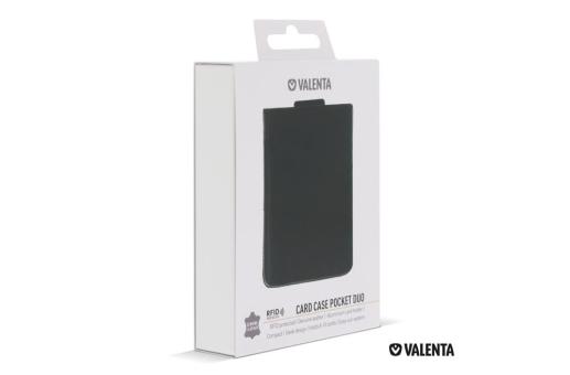 7219 | Valenta Card Case Pocket Duo Black