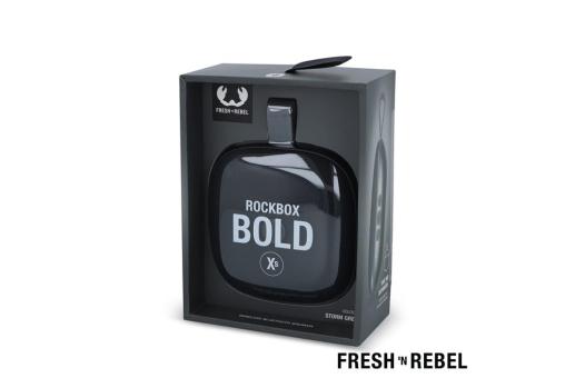 1RB5100 | Fresh 'n Rebel Rockbox Bold Xs splashproof TWS speaker 4W Dunkelgrau