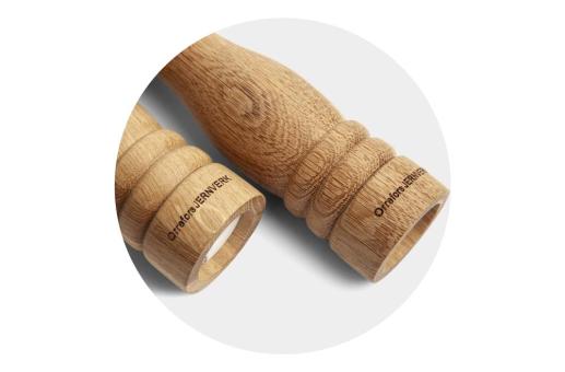 Orrefors Jernverk Wooden Salt And Pepper Mill Set Timber