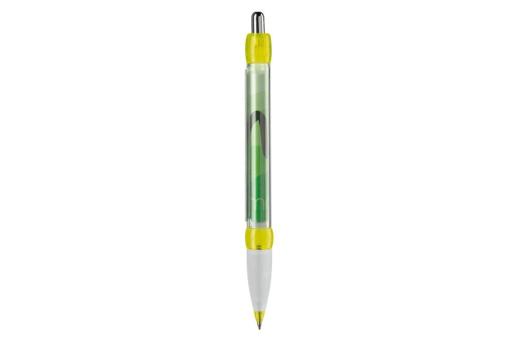 Banner-pen, grip transparent Transparent yellow