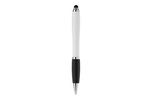 Ball pen Hawaï stylus hardcolour White/black