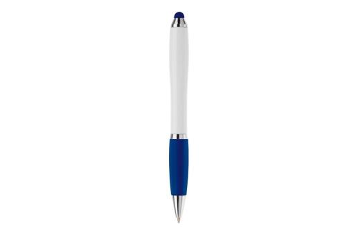 Ball pen Hawaï stylus hardcolour White/blue