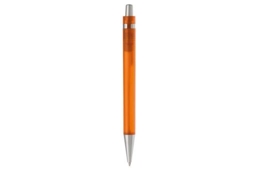 Ball pen Antarctica metal clip Transparent orange