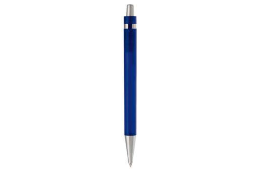 Ball pen Antarctica metal clip Transparent blue