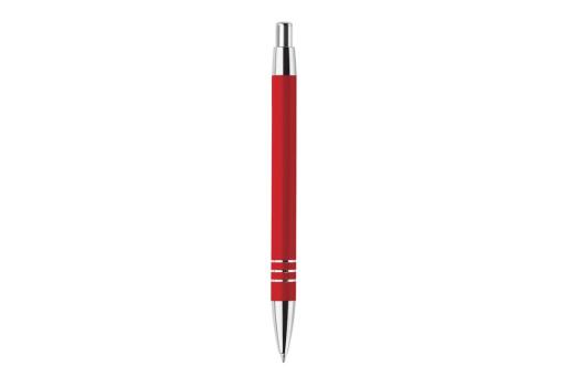 Aluminum ball pen in a tube Red