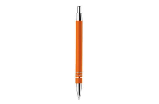 Aluminum ball pen in a tube Orange