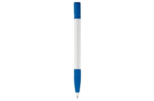 Nash ball pen rubber grip hardcolour Blue/white