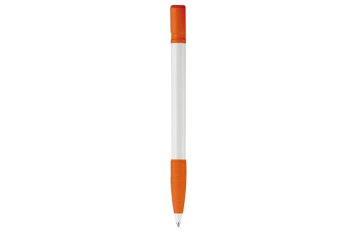 Nash ball pen rubber grip hardcolour Orange/white