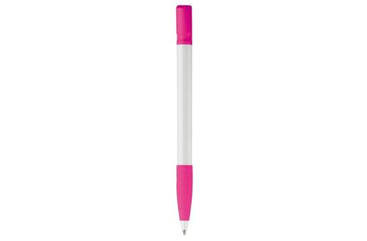 Nash ball pen rubber grip hardcolour Pink/white