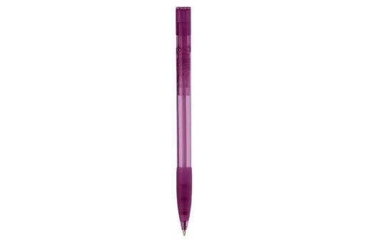 Nash ball pen rubber grip transparent Transparent purple