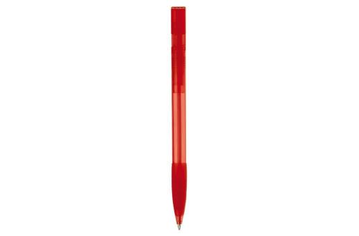 Nash ball pen rubber grip transparent Transparent red