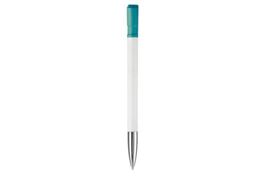 Nash ball pen metal tip hardcolour Turquoise/white