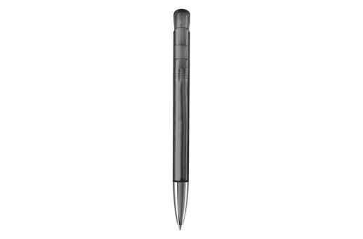 Ball pen Atlas transparent metal tip Transparent black