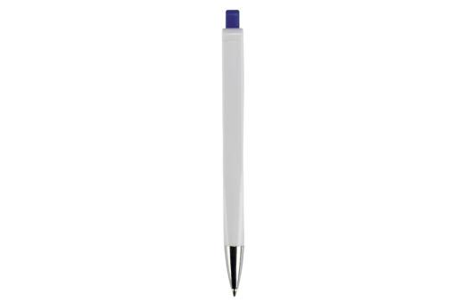 Ball pen Riva hardcolour White/blue