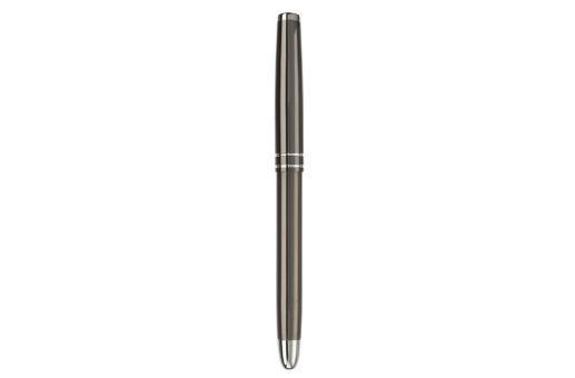 Metal rollerball 2 stripes Dark grey