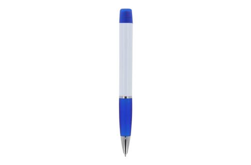 Ball pen Hawaii with tri-colour highlighter Blue/white