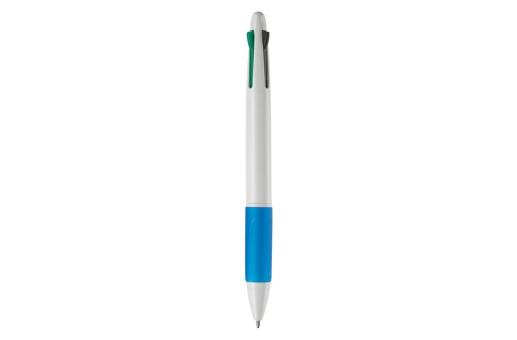 Ball pen 4 colours Blue/white