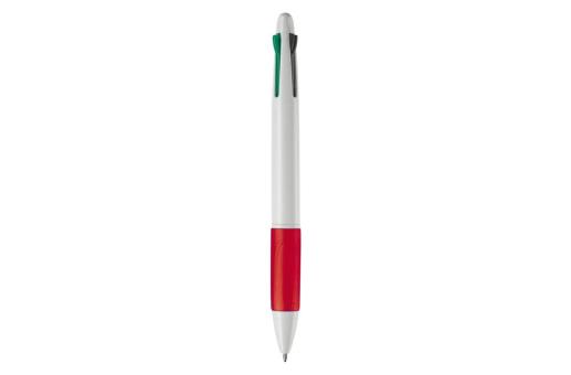 Ball pen 4 colours White/red