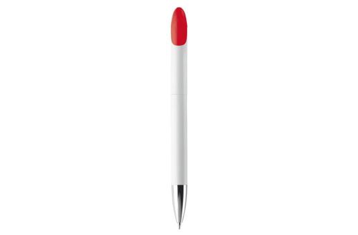 Speedy ball pen twist metal tip White/red