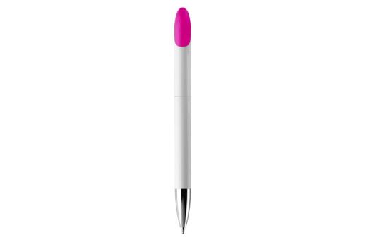 Speedy ball pen twist metal tip Pink/white