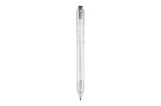 R-PET ball pen Transparent black