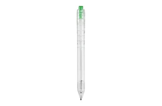 R-PET ball pen Transparent green