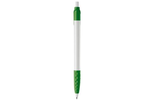 Cosmo ball pen rubber grip HC White/green