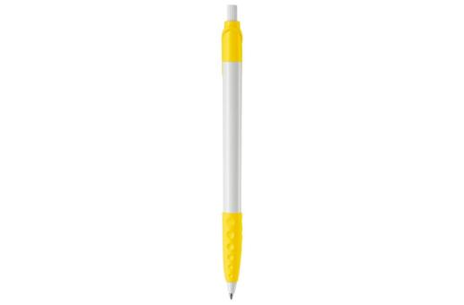 Cosmo ball pen rubber grip HC White/yellow