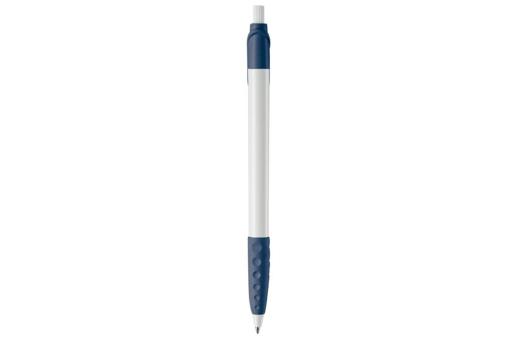 Cosmo ball pen rubber grip HC White/blue