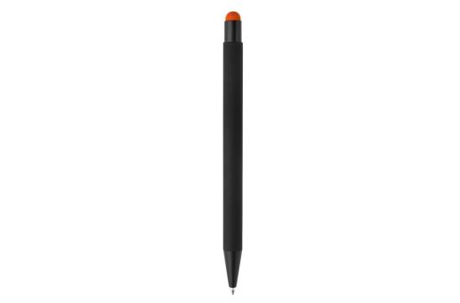 New York schwarz Gummiert Stylus Schwarz/orange