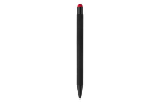 New York schwarz Gummiert Stylus Schwarz/rot